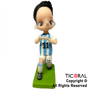 ADORNO JUGADOR FUTBOL DI MARIA ARGENTINA A. PORCELANA FRIA x 1